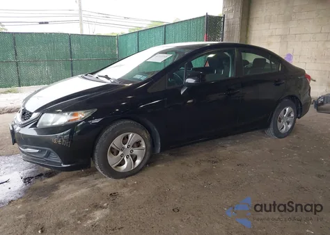 2013 Honda Civic Lx from USA, damaged, VIN 19XFB2F56DE216371